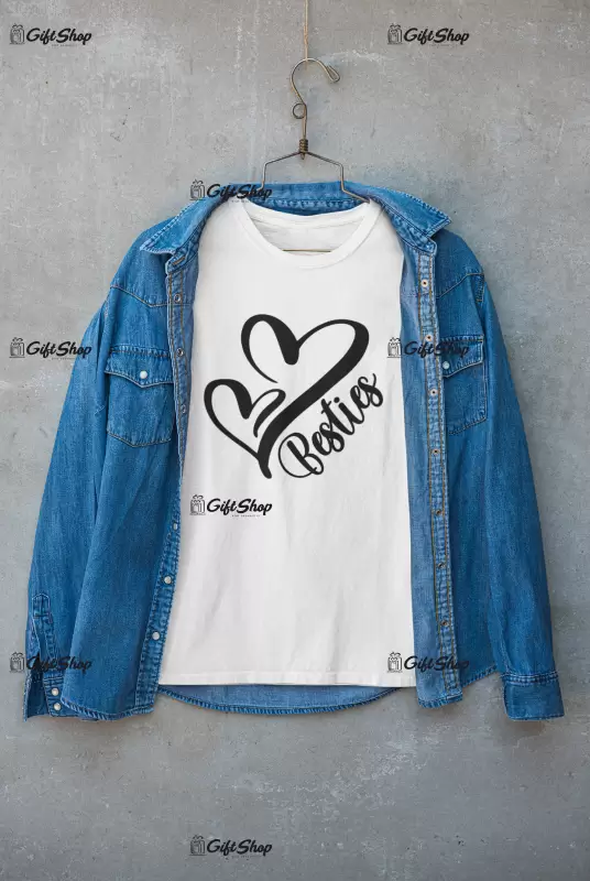 Besties , tricou cu mesaj